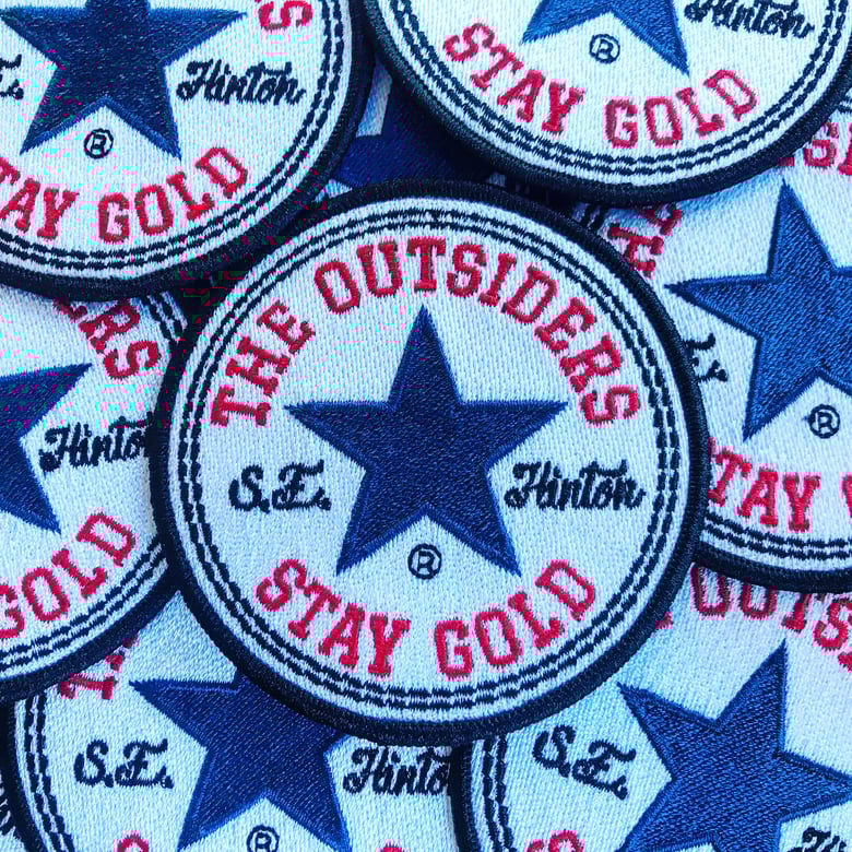 Image of The Outsiders Stay Gold S. E. Hinton Circular Patch