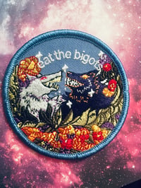 Image 3 of EAT THE BIGOTS patch 