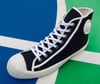 ZDA vintage trainer canvas hi sneaker shoes made in Slovakia 