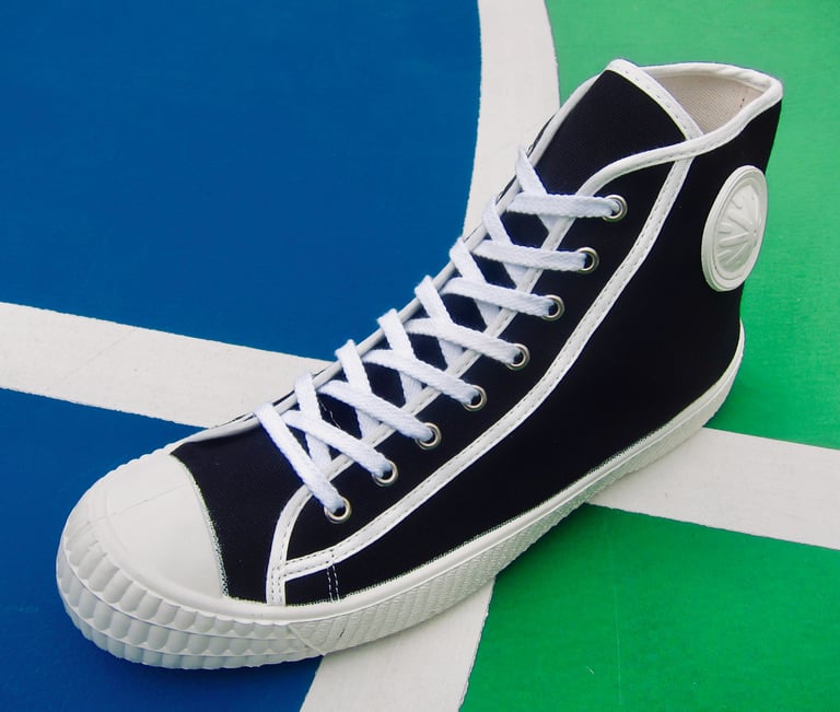 ZDA vintage trainer canvas hi sneaker shoes made in Slovakia