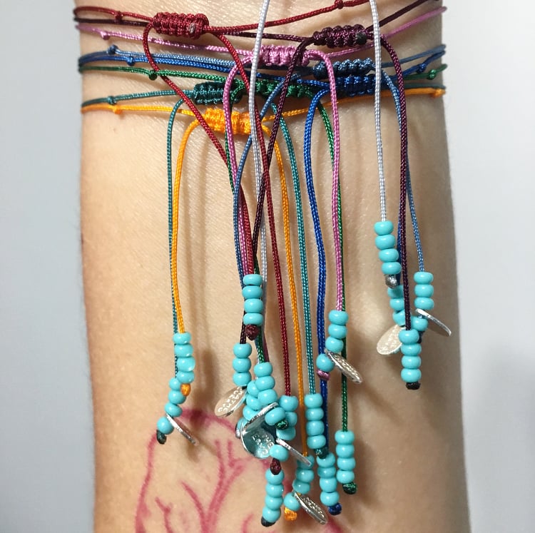 Image of Free form opal bracelet