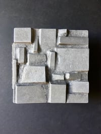 Image 1 of Brutalist Aluminium Door Handle, Mid-20th Century European