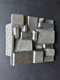 Image 2 of Brutalist Aluminium Door Handle, Mid-20th Century European