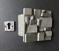 Image 5 of Brutalist Aluminium Door Handle, Mid-20th Century European