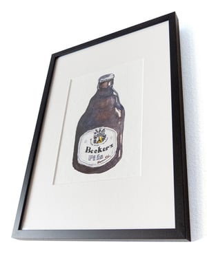 Image of Beckers Bier Stubbi Illustration