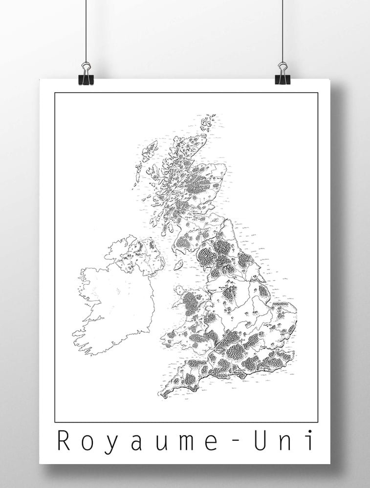 Image of Carte du Royaume-Uni