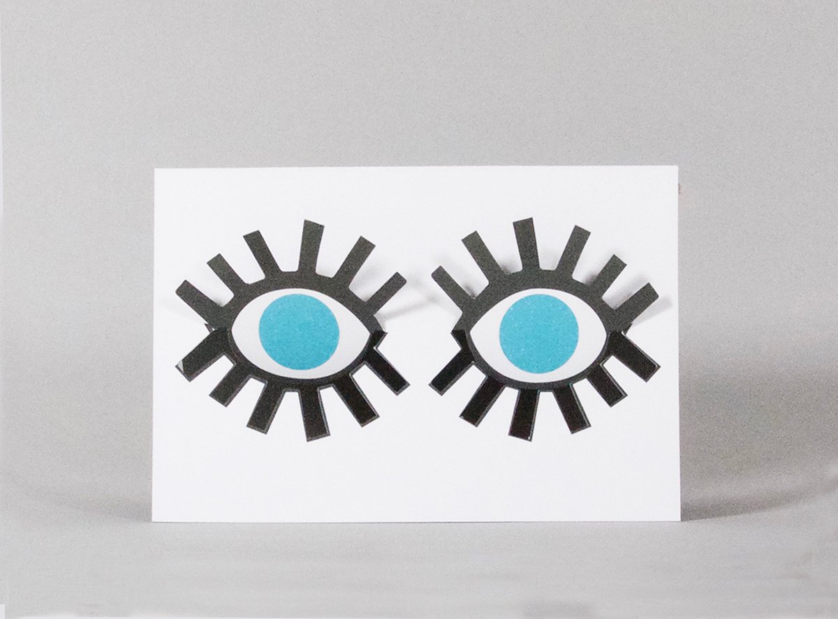 Image of 2x Blink Blink Eye Cards