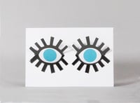 Image 2 of 2x Blink Blink Eye Cards