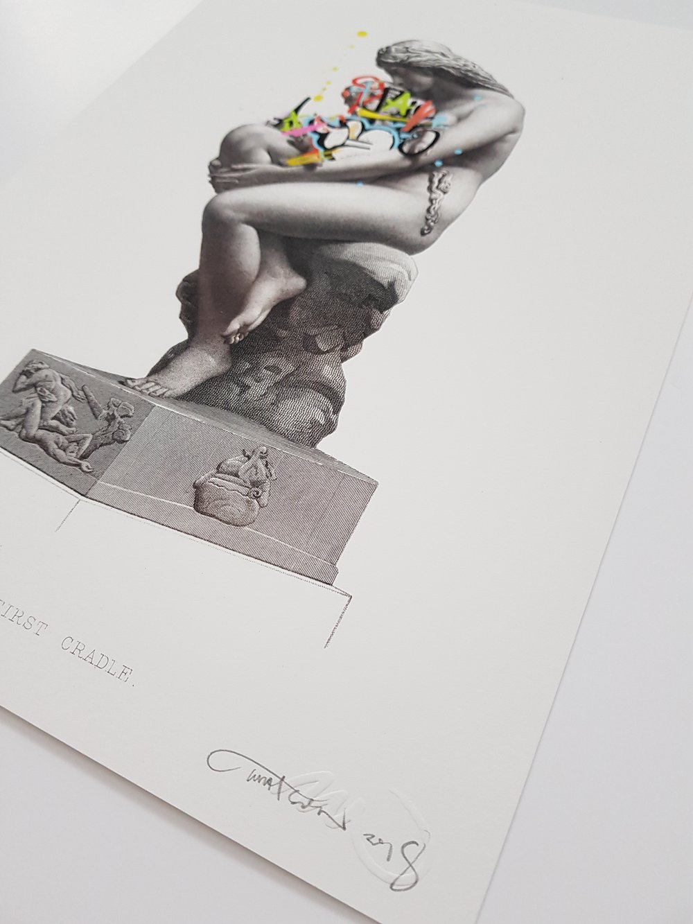 MARTIN WHATSON - THE FIRST CRADLE - 35CM X 25CM - HAND FINISHED LTD ED 50 EACH UNIQUE 