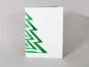  2x Striped Christmas Tree