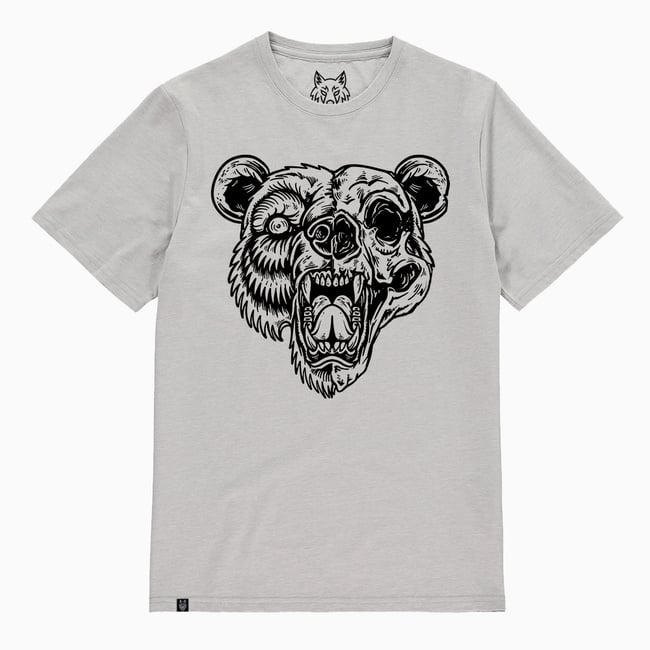 Angry Bear Skull T-Shirt