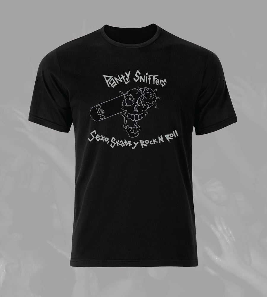 Image of The Panty Sniffers: “Skate Skull“ T-Shirt