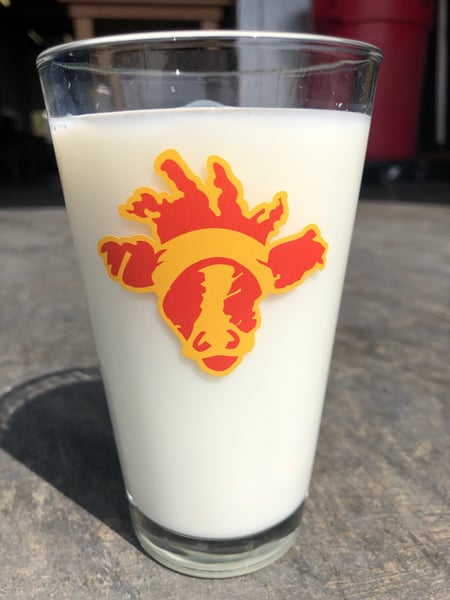 Image of KC Cow Glass