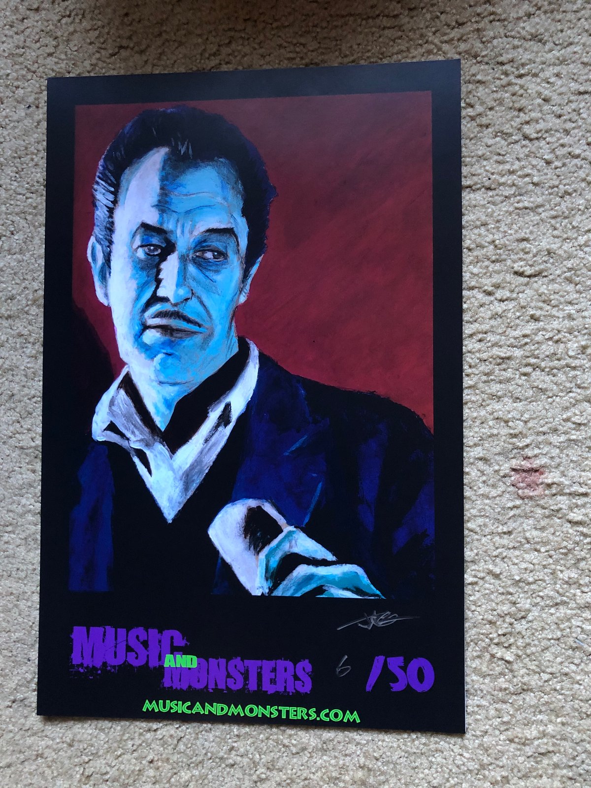 Image of “Last Man on Earth” limited edition signed print