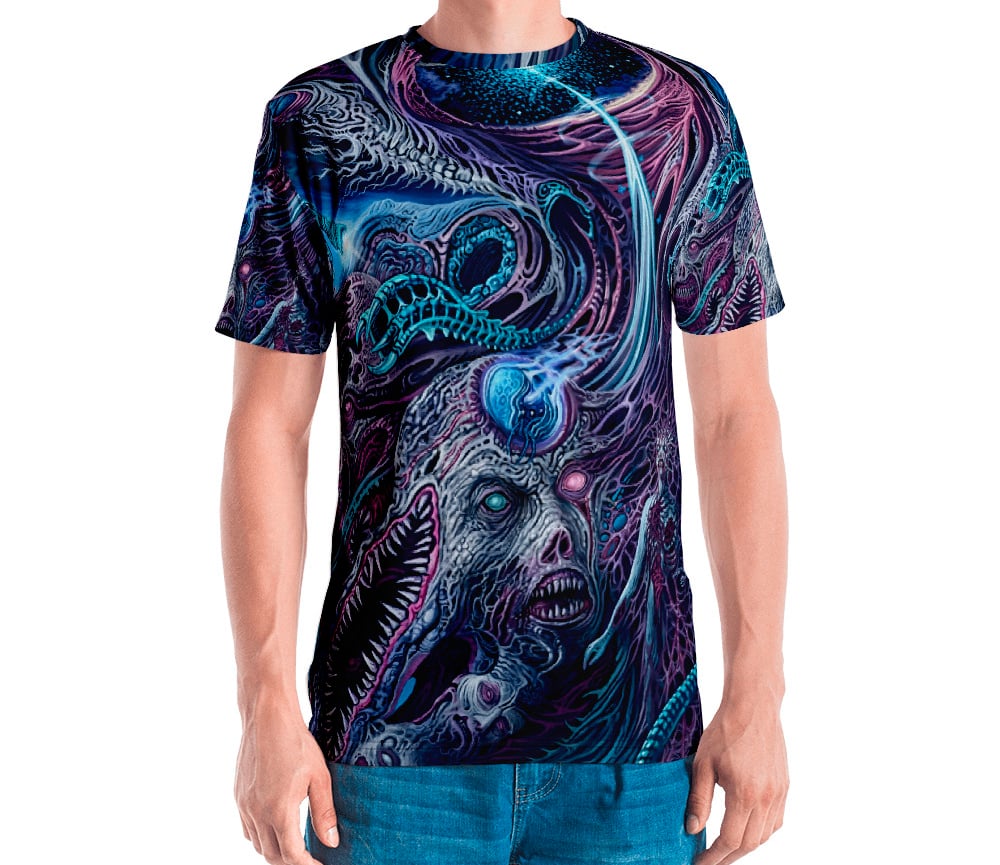 Cosmic Horrors all over print shirt by Mark Cooper Art