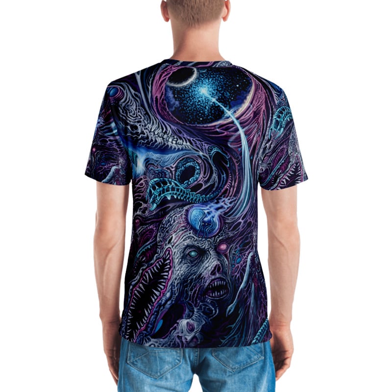 Cosmic Horrors all over print shirt by Mark Cooper Art