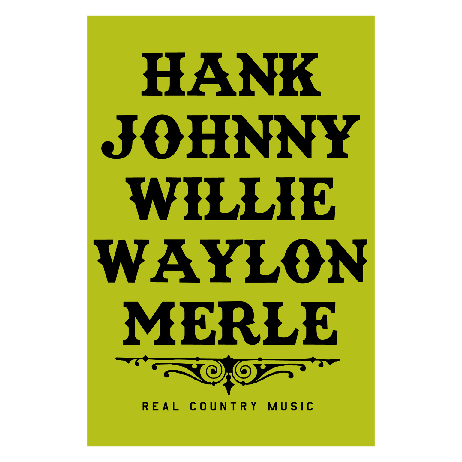 Image of Real Country Music sticker