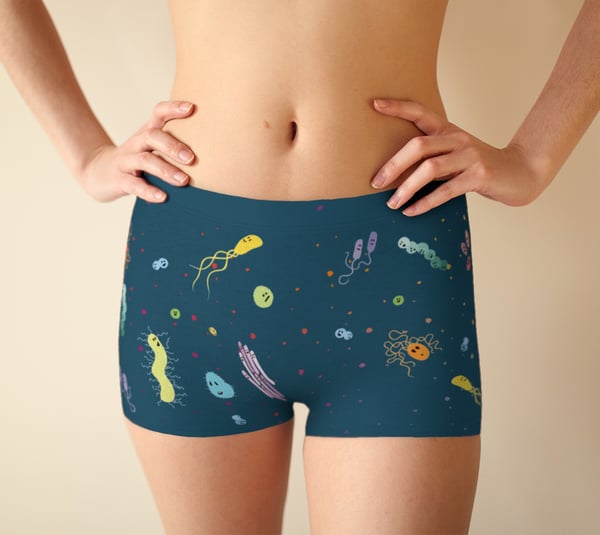 Image of Cartoon Bacteria Boyshorts