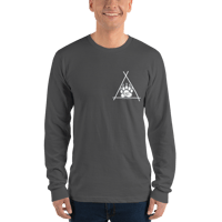 (Large) Men's Grey Long Sleeve PMC Shirt