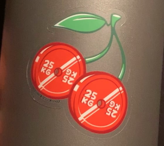 Image of CLEAR CHERRY KG STICKER