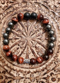 Red Tiger Eye and Hematite 