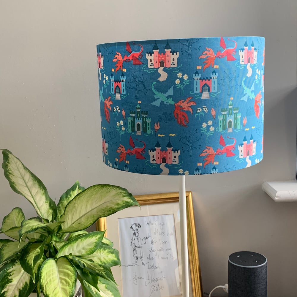 Image of Dragon Castle Light Blue Shade 30cm 