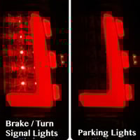 Image 2 of 99-06 Silverado/Sierra LED Tail lights L-Style