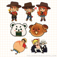 Image 2 of One Piece Stickers 