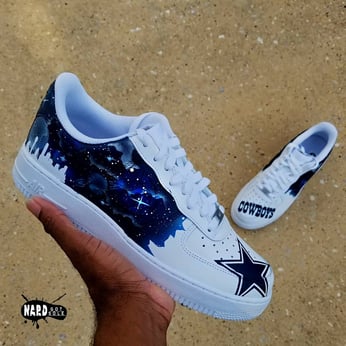 Air Max 90(grey base)  Dallas cowboys shoes, Nike air shoes, Cowboy shoes