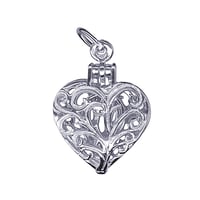 Sterling Silver - Intricate Heart