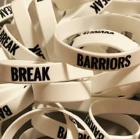 BREAK BARRIORS silicone bracelet 