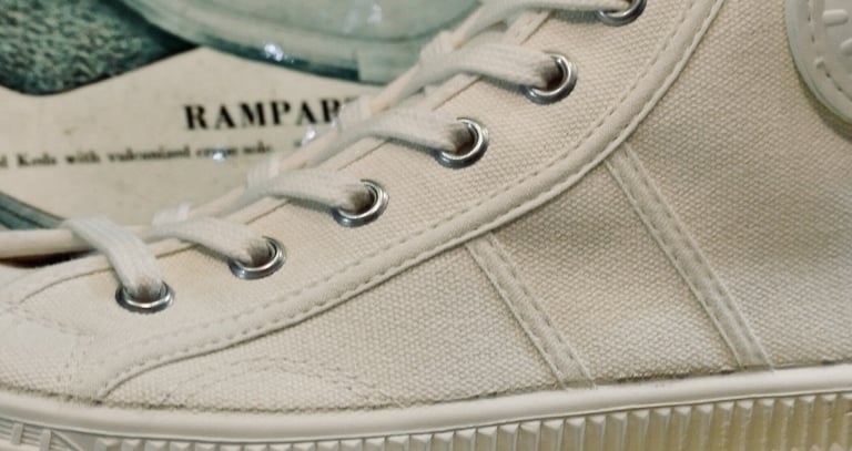 VEGANCRAFT Czech army trainer hi sneaker shoes made in Slovakia Image 4