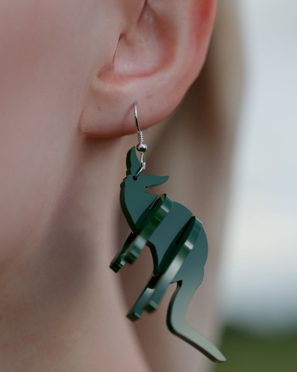 Faunalea postcards-earrings