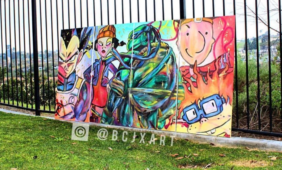 Image of 90s Mural