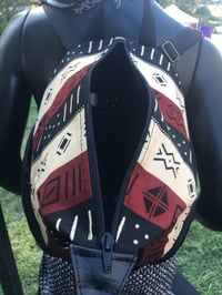 Image 3 of Designs By IvoryB Backpack Multi Print Mudcloth