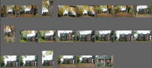 Image of Abandoned Autumn House Digital Backgrounds