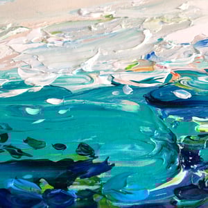 Image of Coastal no.49 - 30x30cm FRAMED