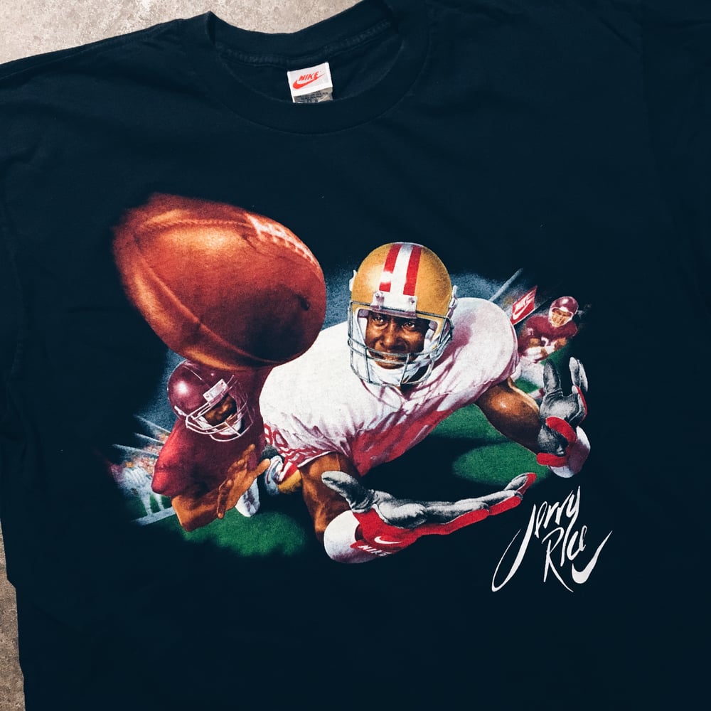 Image of Original Early 90’s Nike Jerry Rice Tee.