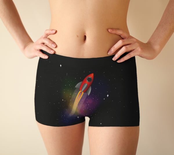 Image of Retro Rocket Boyshorts