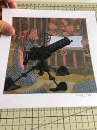 print" machine gun"