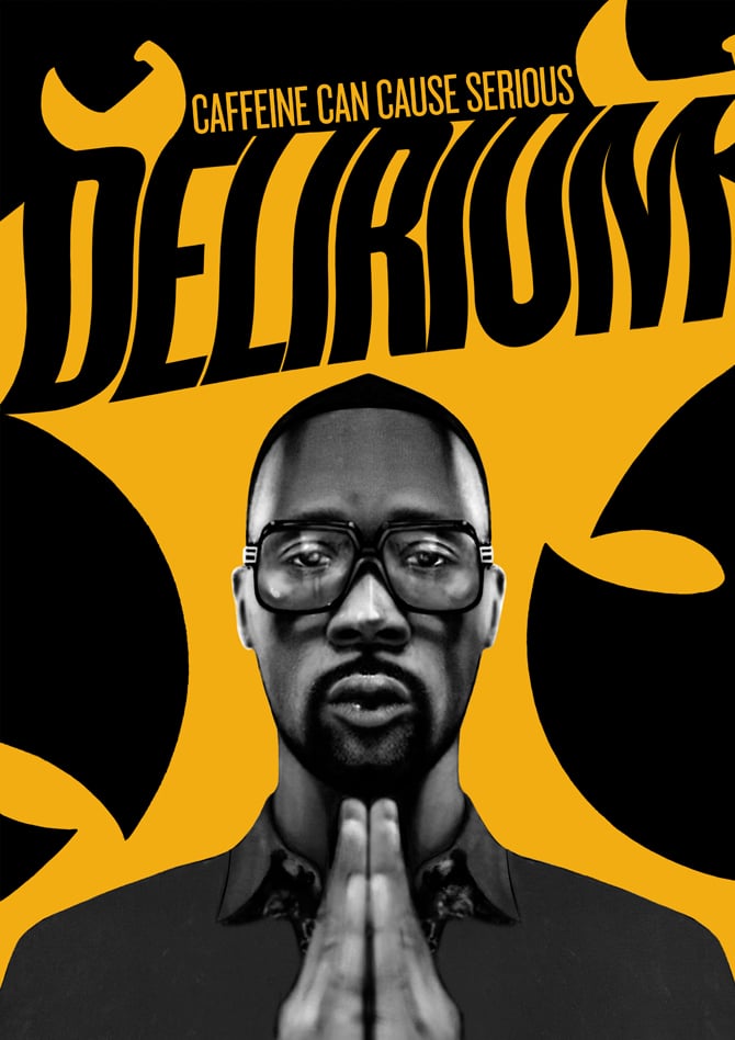 Image of RZA Coffee and cigarettes art print