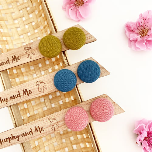 Image of Spring Linen Studs