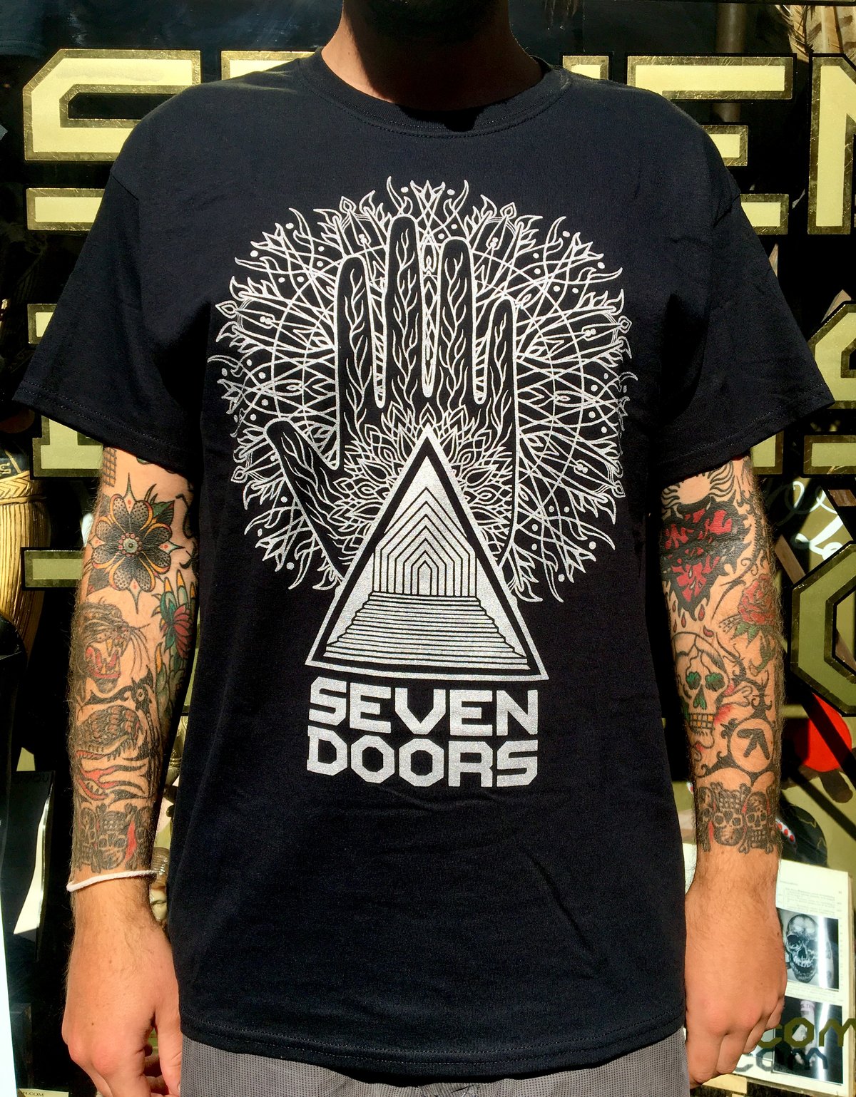 Image of Silver Seven Doors T-Shirt