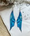 Image of NEW magical “Northern lights sky” faerie wing earrings 