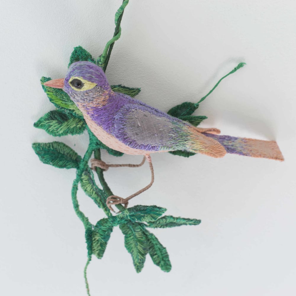 Image of Bird and Leaves