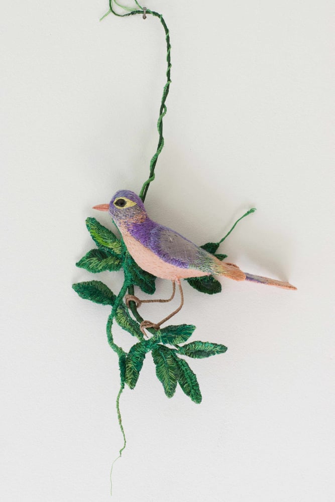 Image of Bird and Leaves