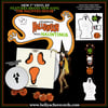 Slasher Dave's Hauntings - 7" EP w/Halloween Cutout & Download
