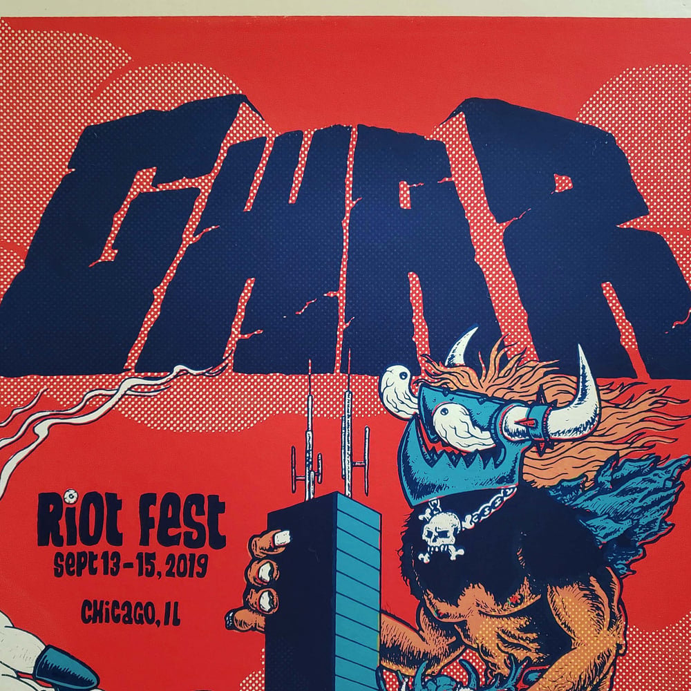 GWAR Riot Fest 2019 Signed Limited Edition Print