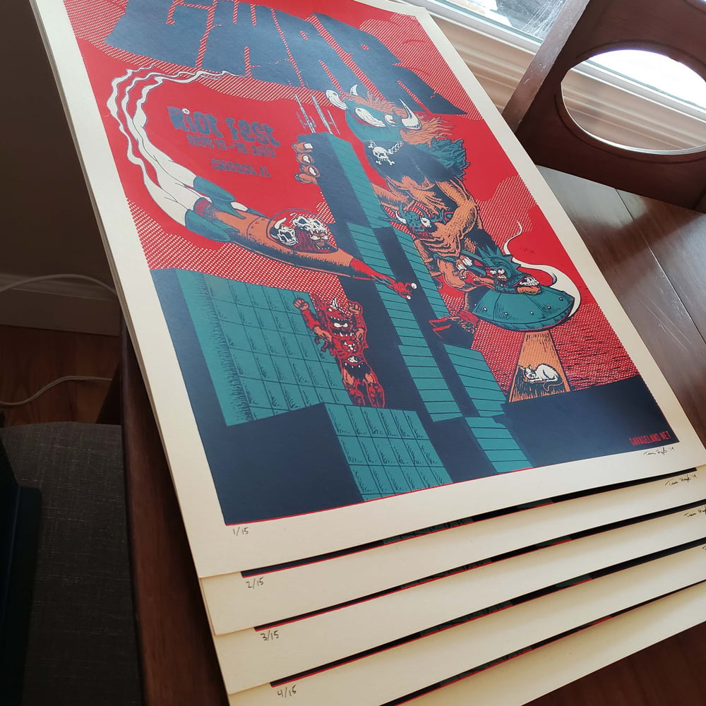 GWAR Riot Fest 2019 Signed Limited Edition Print