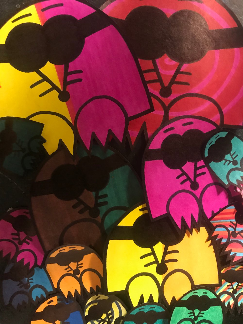 Image of Handmade Mole Sticker Pack